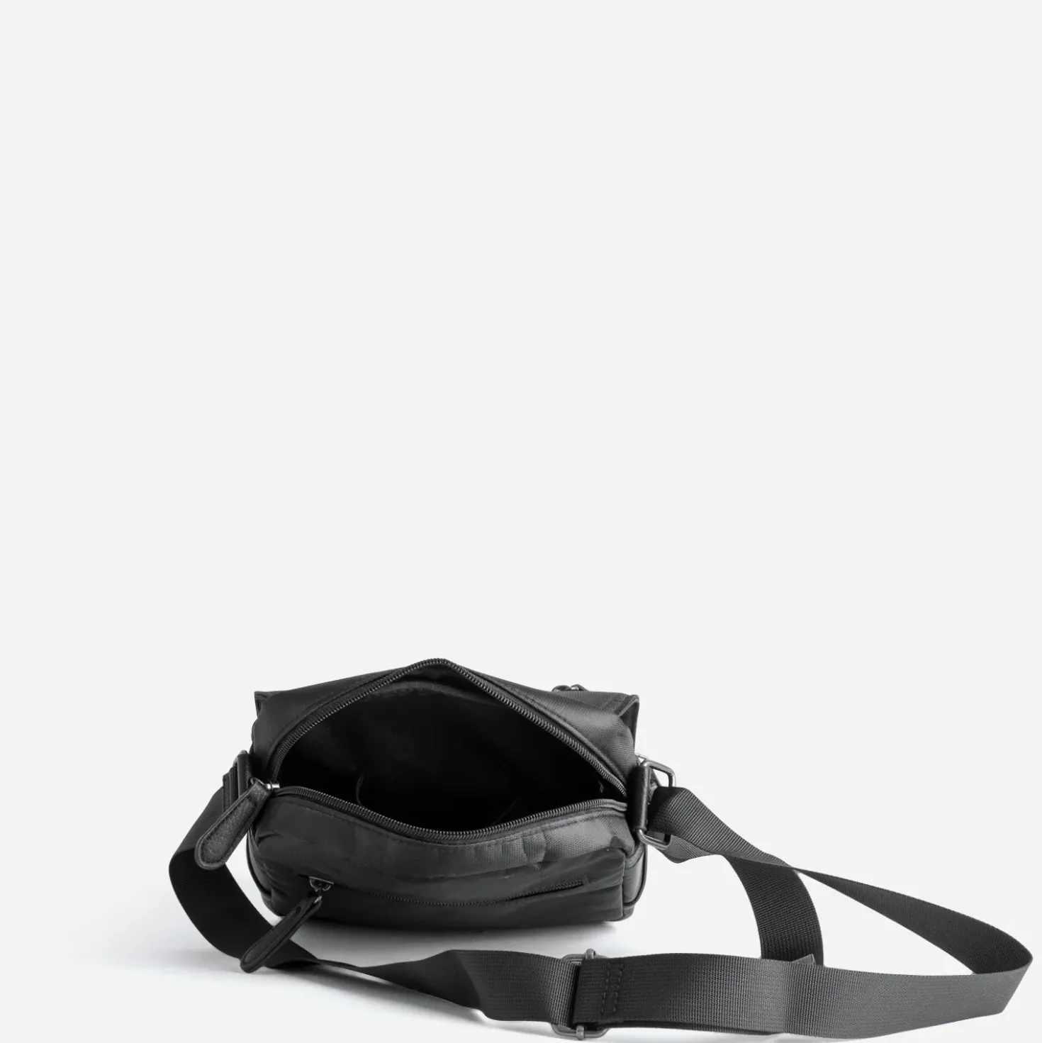 Sac bandoulière noir homme