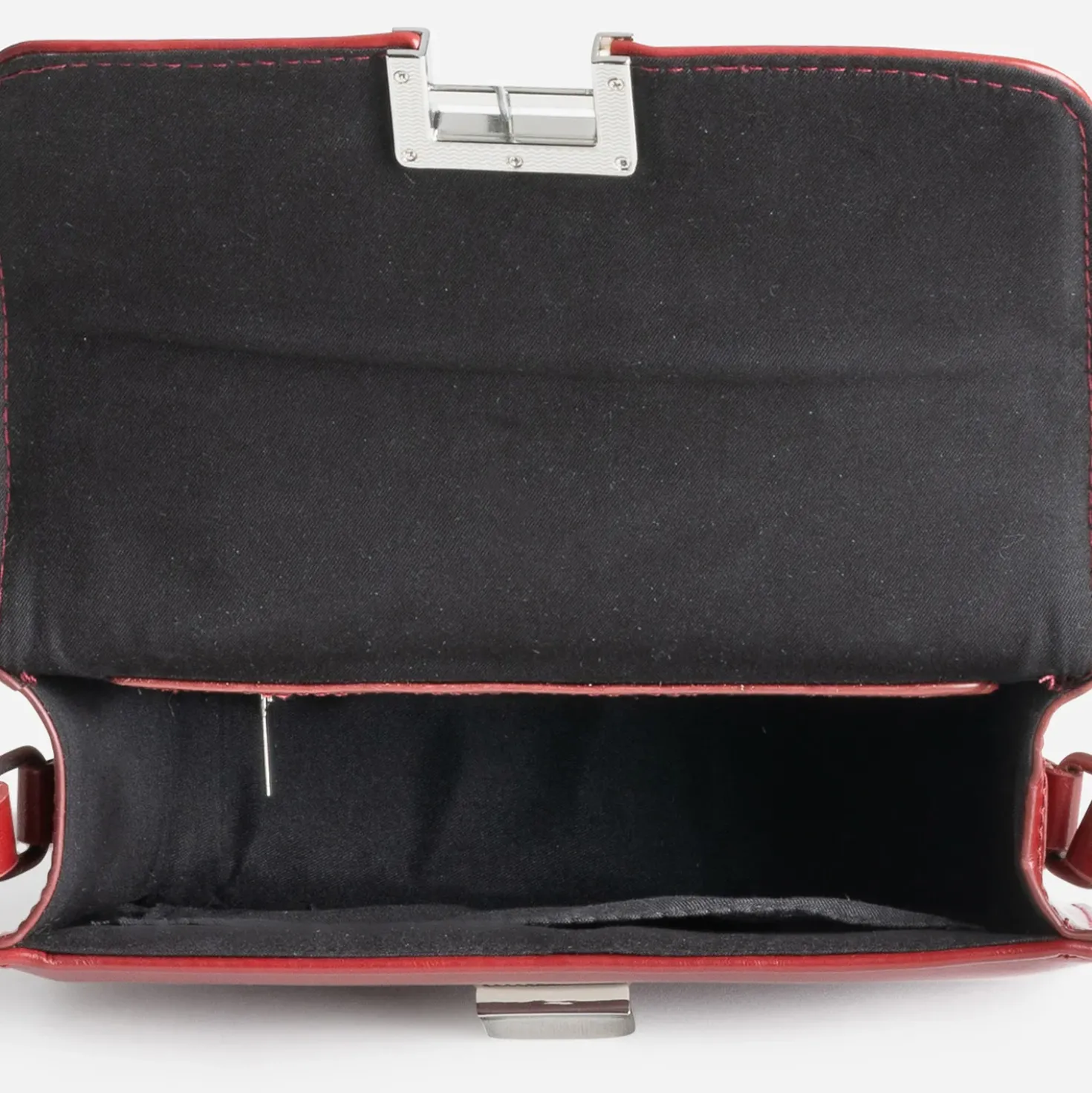 Sac bandoulière rouge foncé