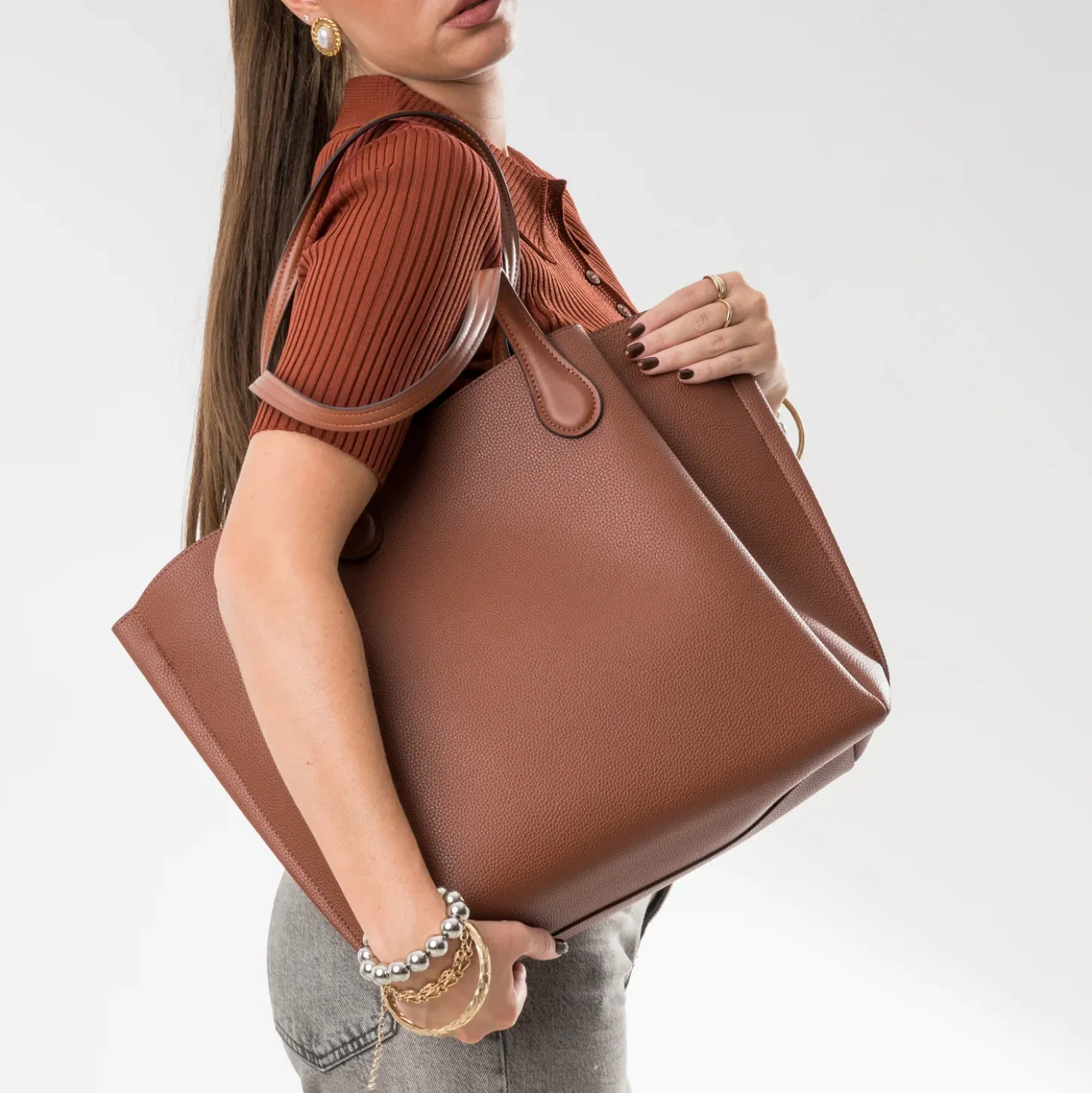 Sac cabas camel