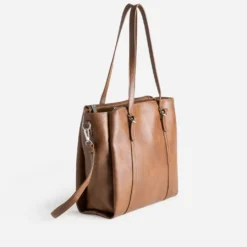 Sac cabas cognac