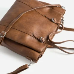 Sac cabas cognac