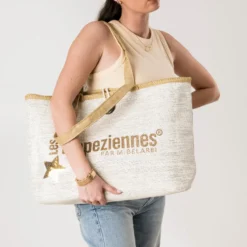 Sac cabas LES TROPEZIENNES beige