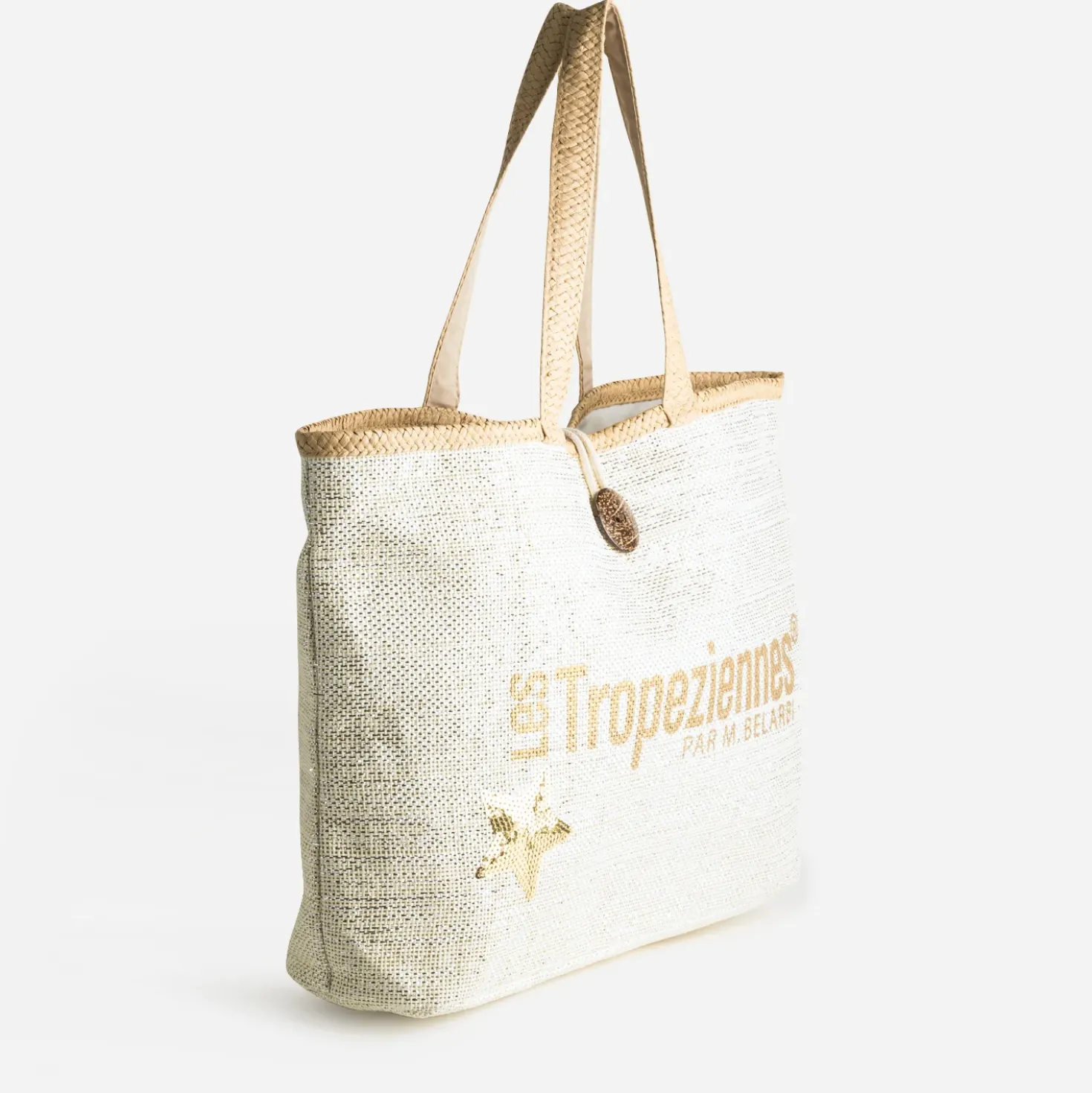 Sac cabas LES TROPEZIENNES beige