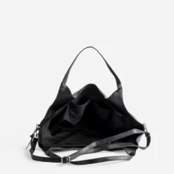 Sac cabas noir décor clous