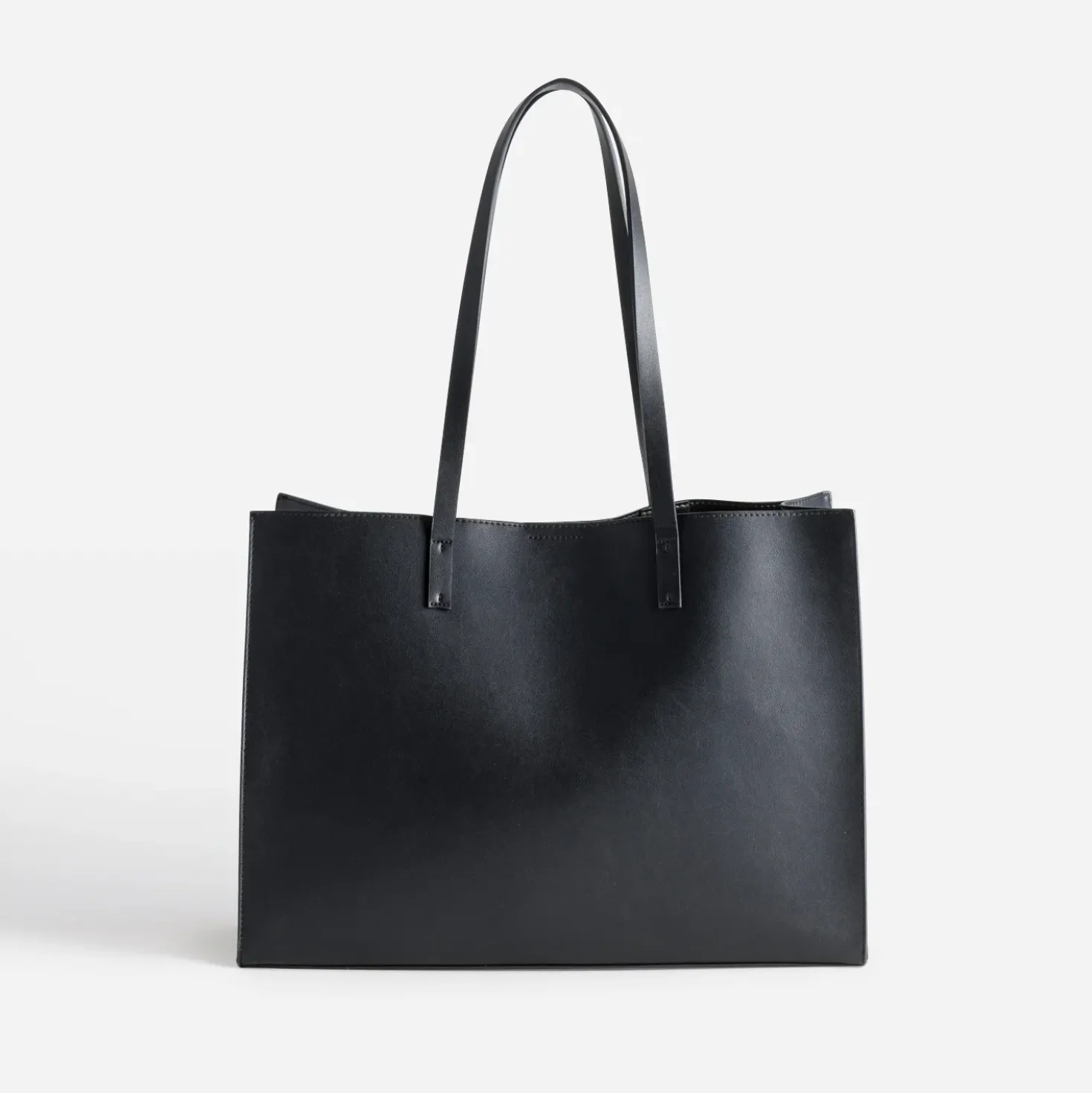 Sac cabas noir détail ceinture
