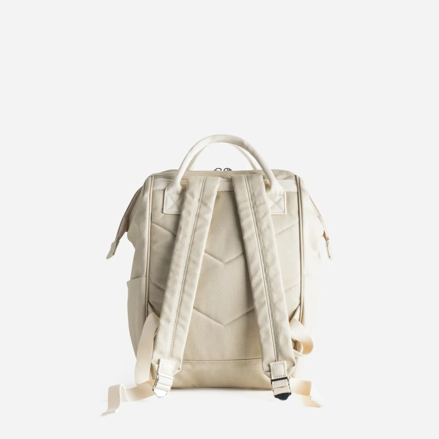 Sac à dos beige en toile