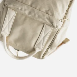 Sac à dos beige en toile