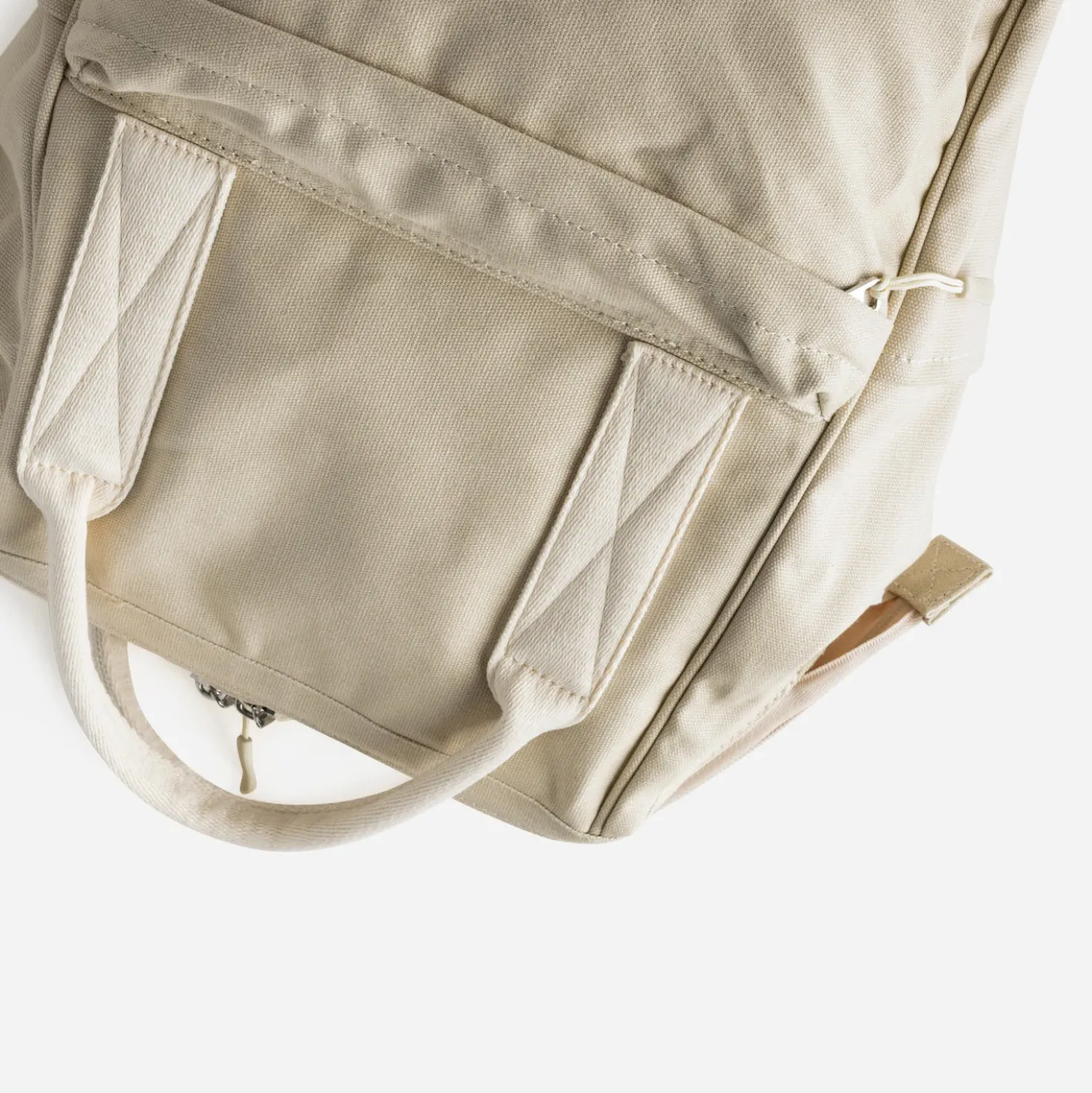 Sac à dos beige en toile