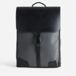 Sac à dos noir bi-matière