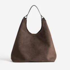 Sac Hobo marron suédé