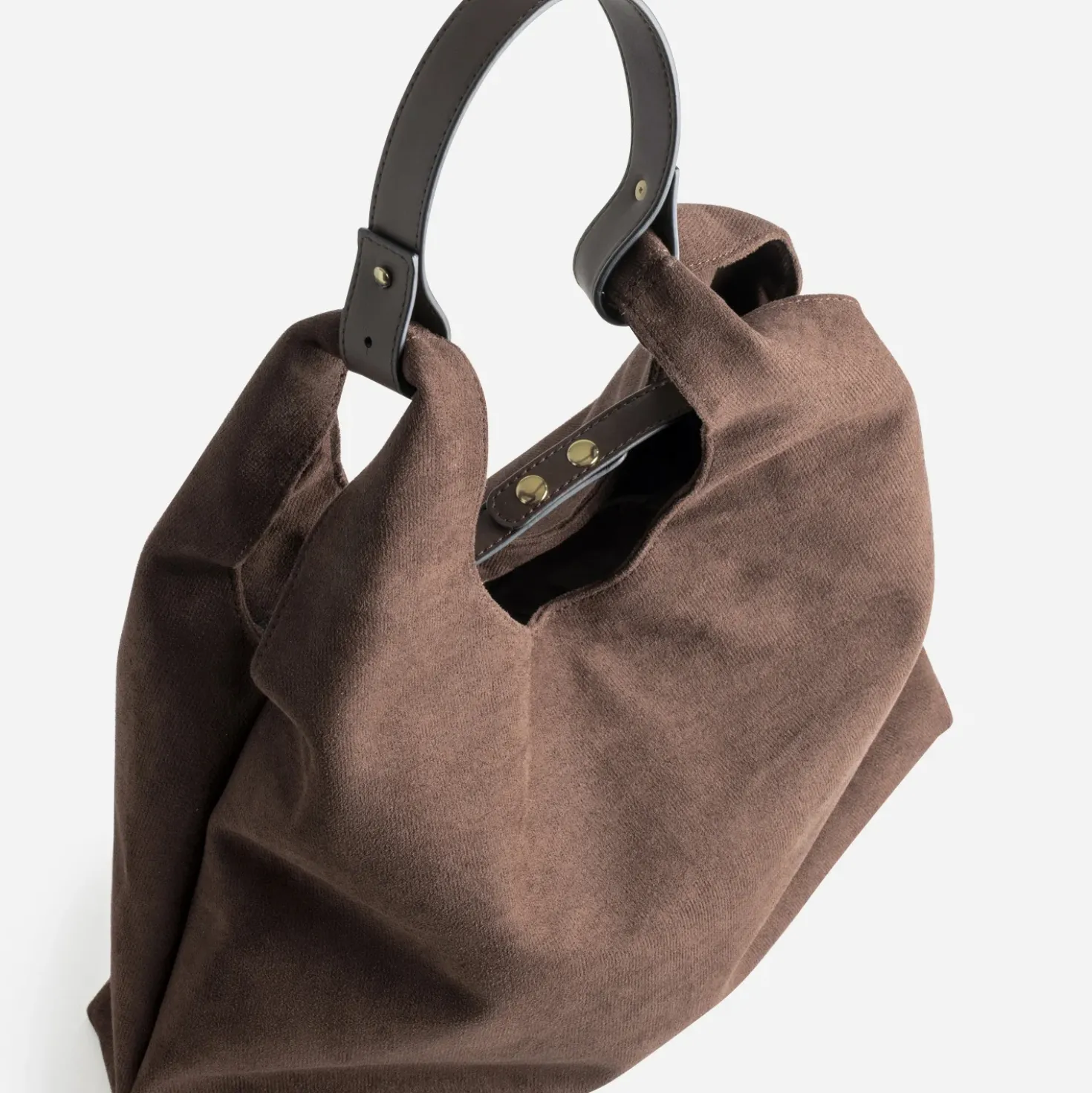 Sac Hobo marron suédé