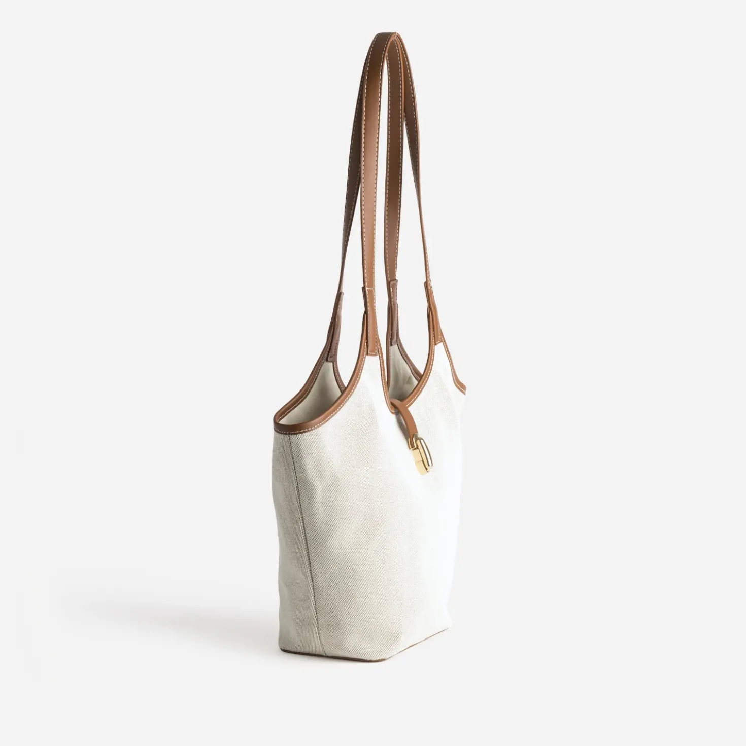 Sac à main beige et camel