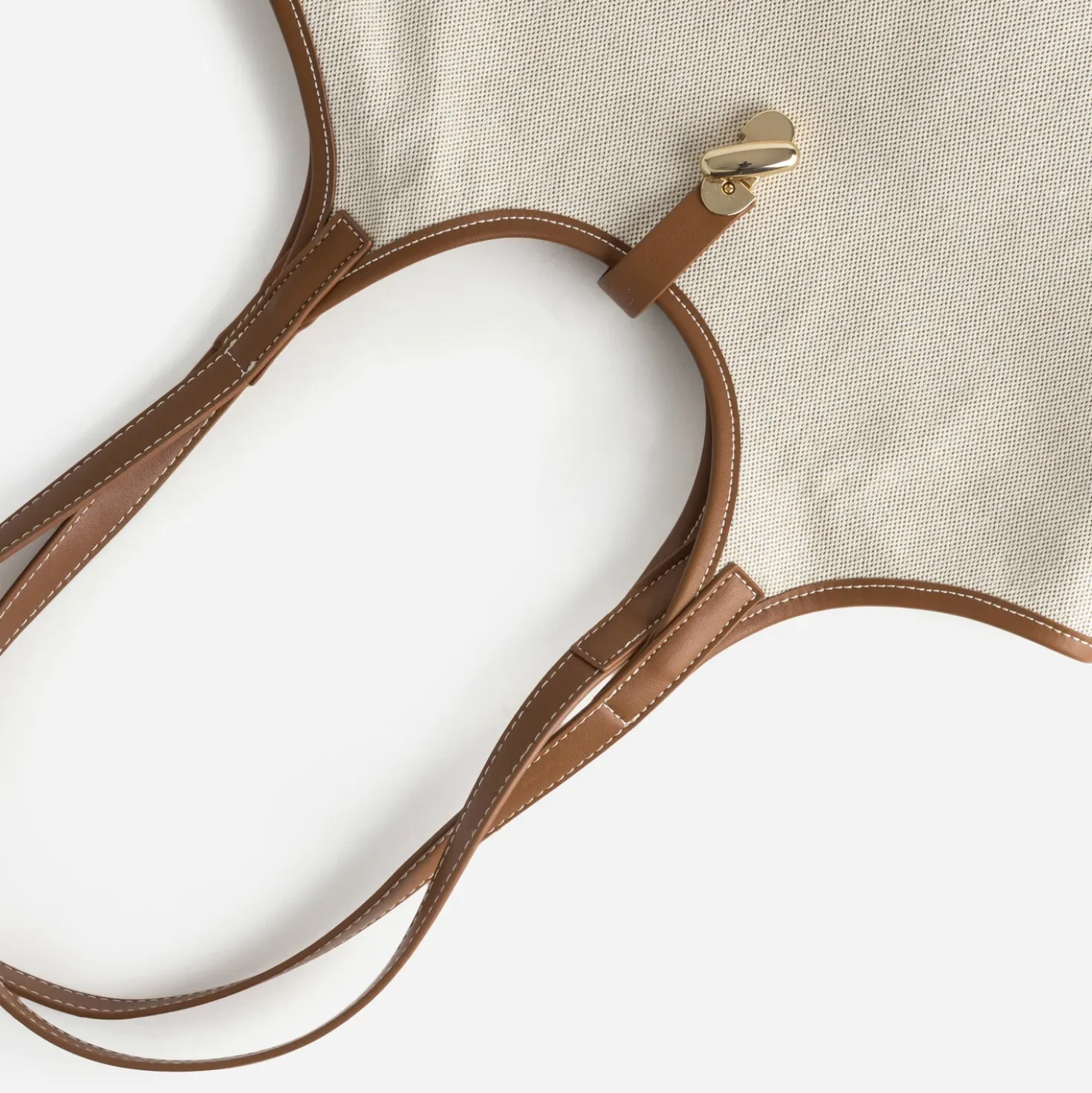 Sac à main beige et camel