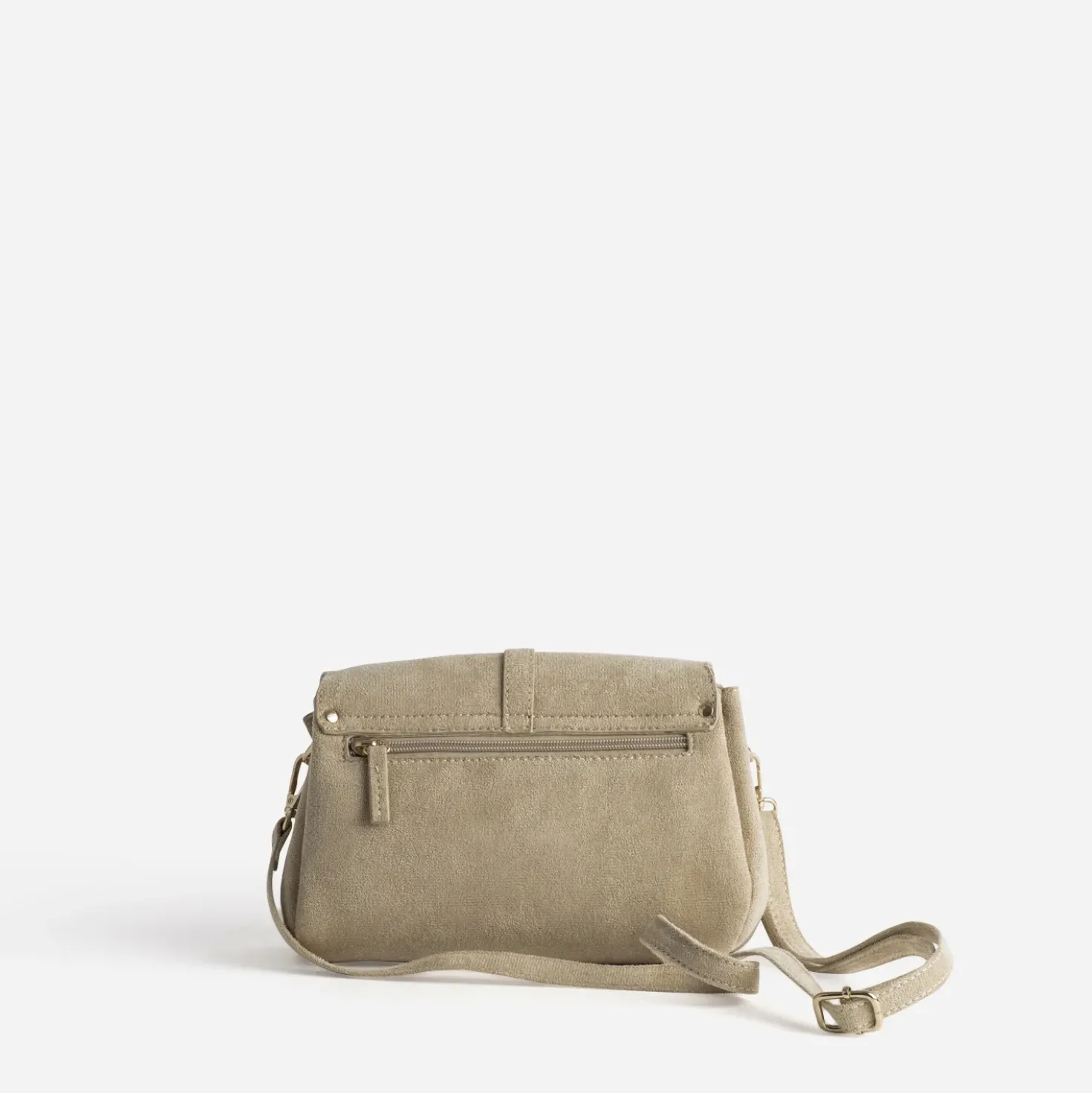 Sac à main beige suédé
