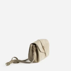 Sac à main beige suédé