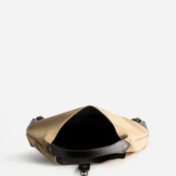 Sac à main beige suédé forme Hobo