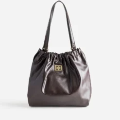 Sac à main bordeaux souple