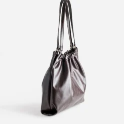 Sac à main bordeaux souple