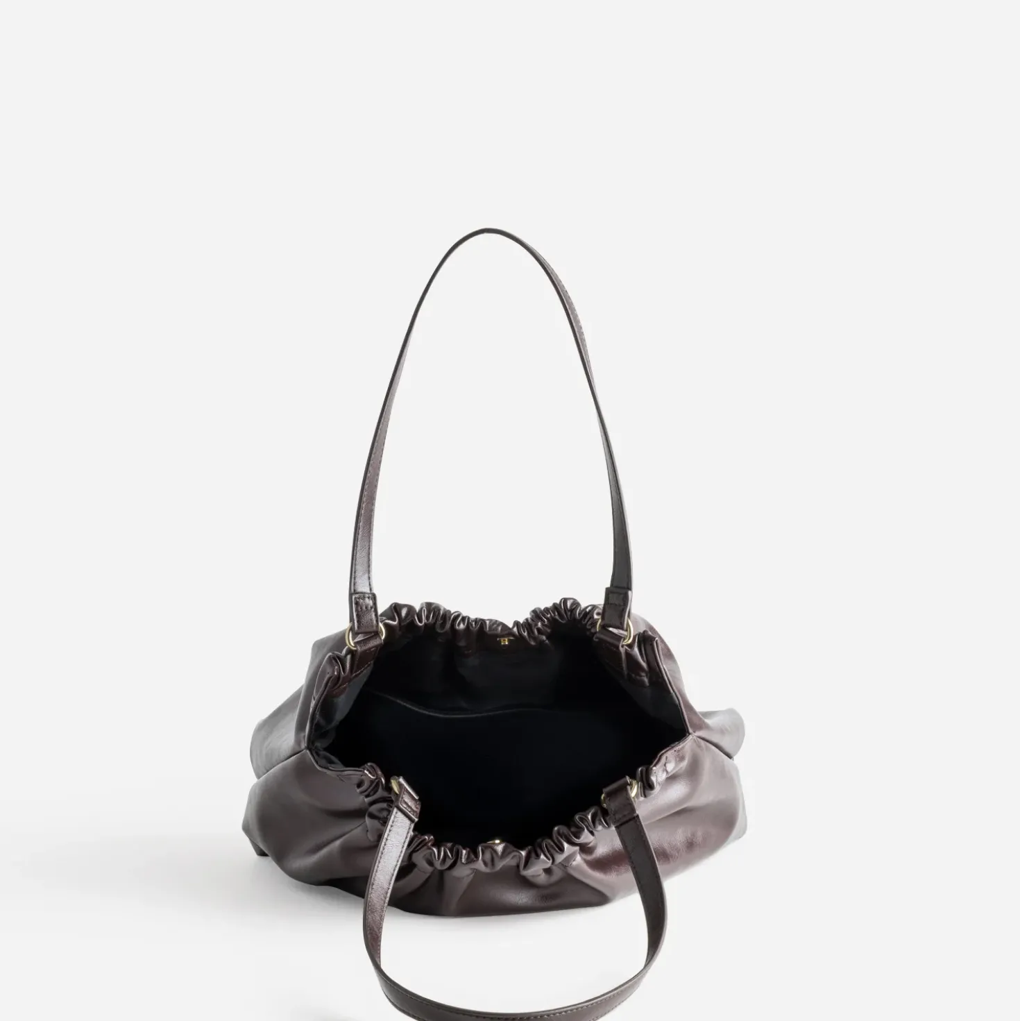 Sac à main bordeaux souple