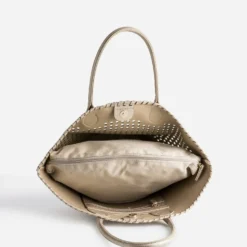 Sac à main doré ajouré