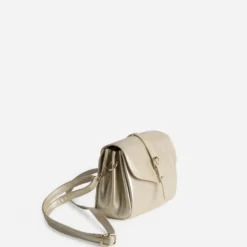 Sac à main doré deux compartiments