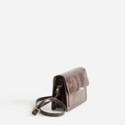 Sac à main marron avec deux bandoulières