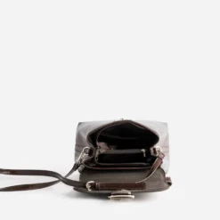 Sac à main marron boucle fantaisie