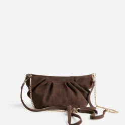 Sac à main marron deux bandoulières