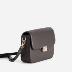 Sac à main marron métalleries dorées