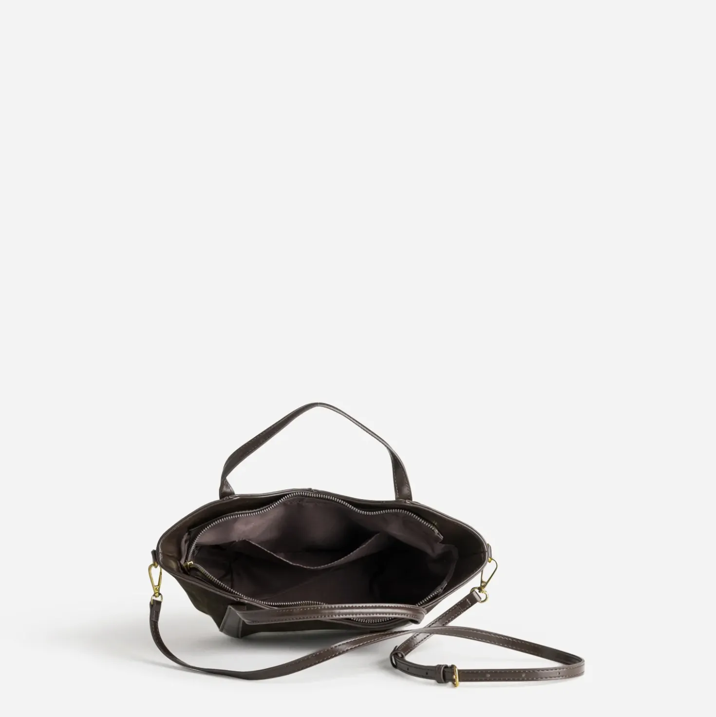 Sac à main marron suédé