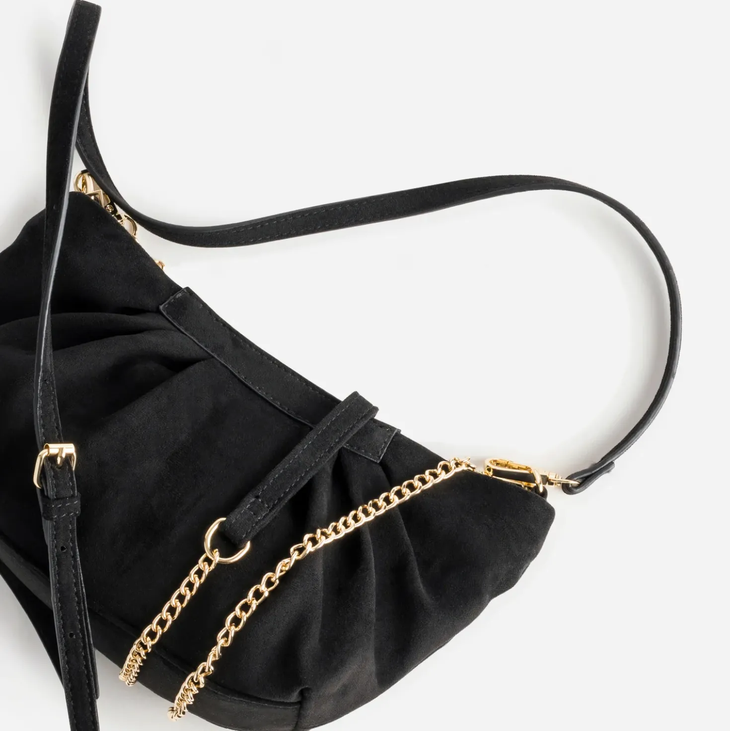 Sac à main noir deux bandoulières