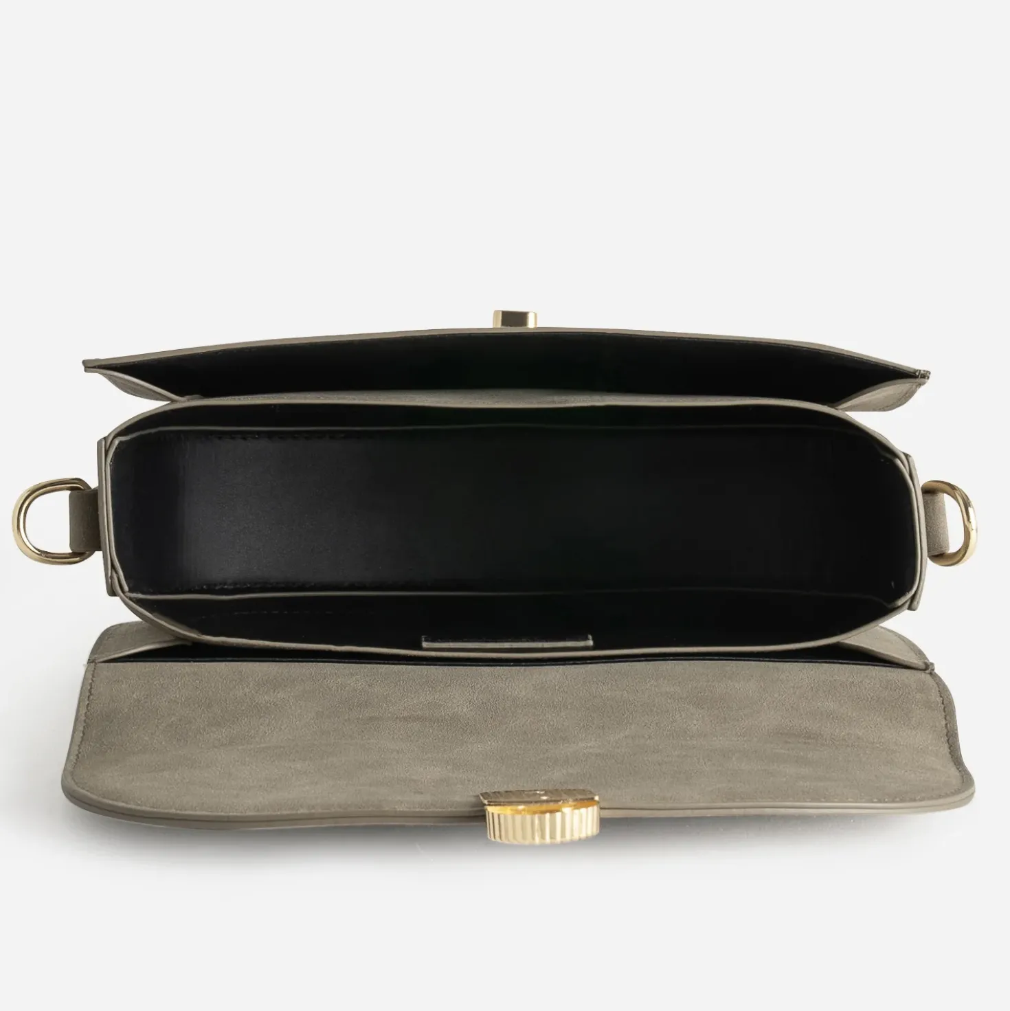 Sac à main taupe deux bandoulières amovibles