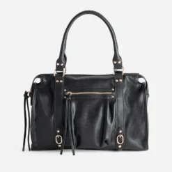 Sac à main TEXTO noir souple