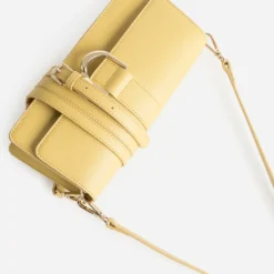 Sac TEXTO jaune à double-anse