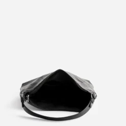 Sac TEXTO noir effet patchwork