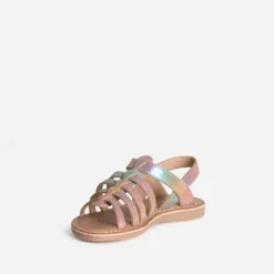 Sandale BUGGY arc-en-ciel cuir