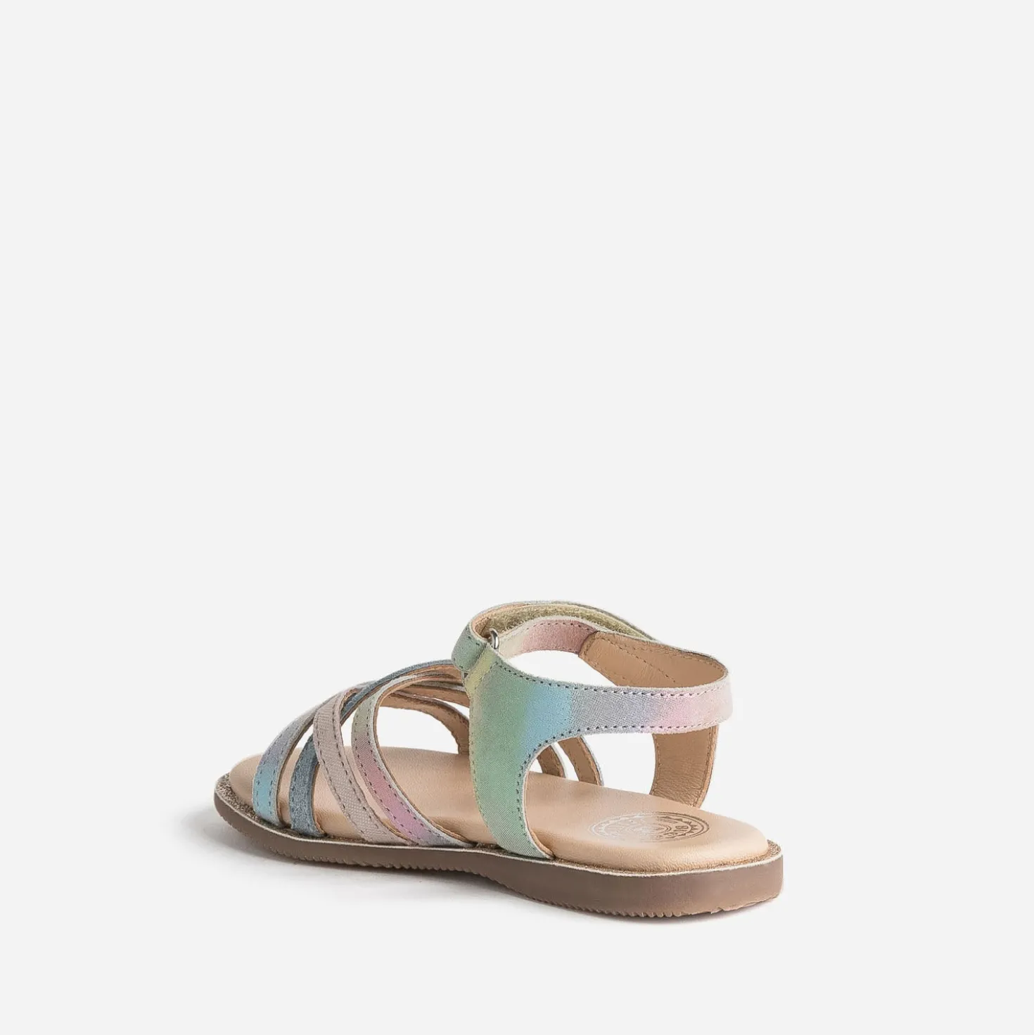 Sandale BUGGY multicolore cuir irisé