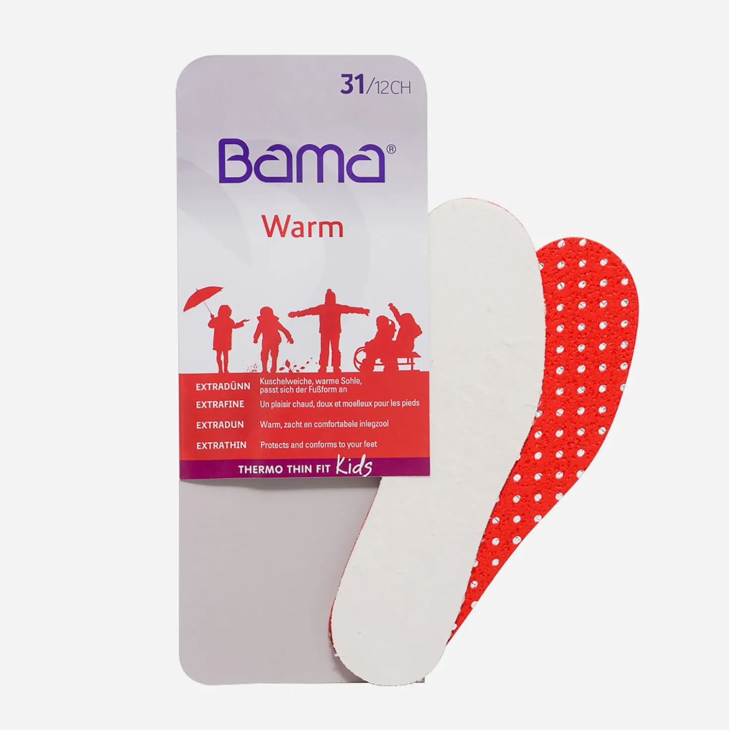 Semelle thermo extrafine pour enfant