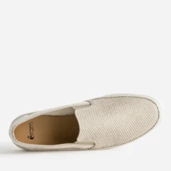Slip-on beige bi-matière