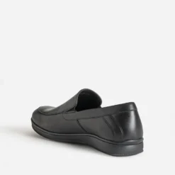 Slip-on FRANCE ARNO noir en cuir
