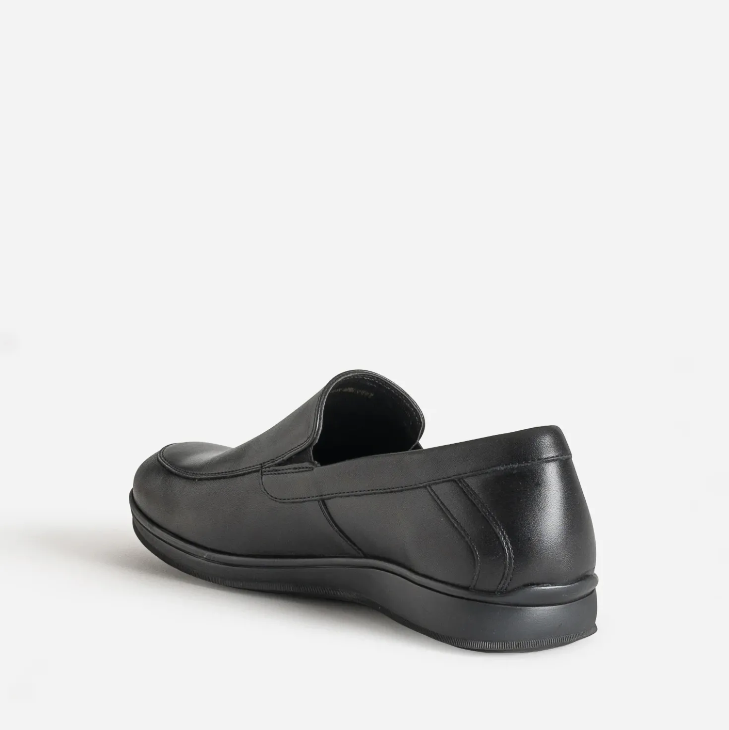 Slip-on FRANCE ARNO noir en cuir