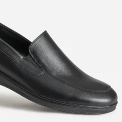 Slip-on FRANCE ARNO noir en cuir