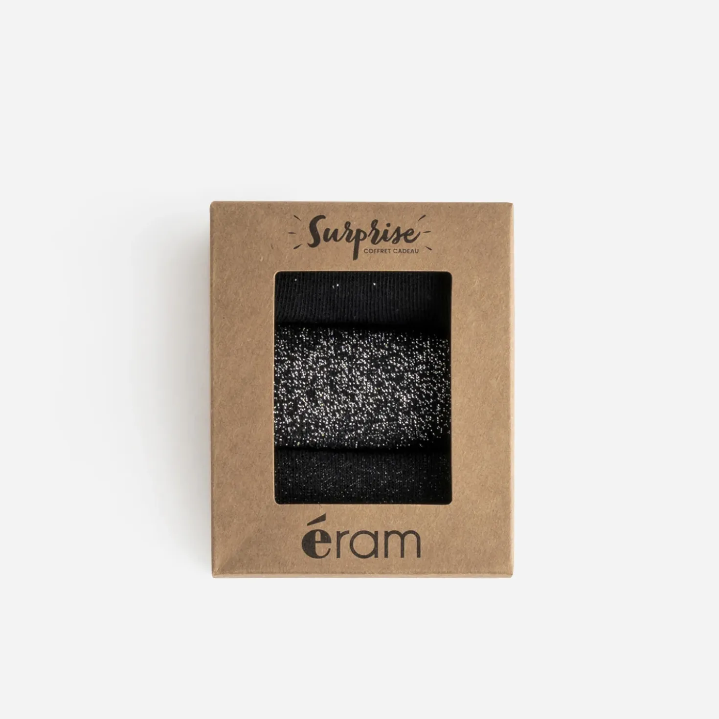 Socquettes noires pailletées