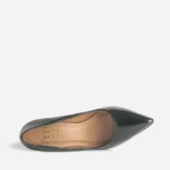 Stiletto TEXTO noir éco-conçu en cuir