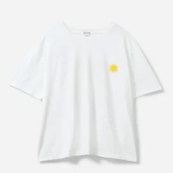 Tee-shirt TEXTO blanc visuel soleil