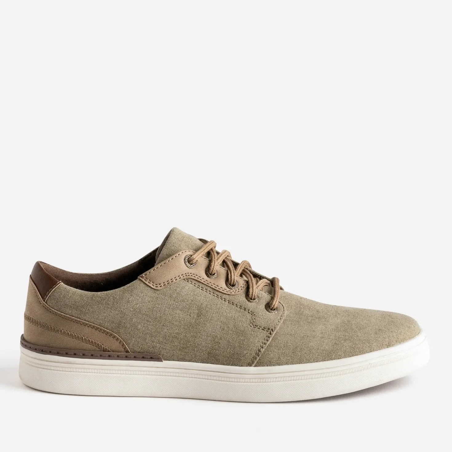 Tennis beige chiné en toile
