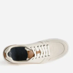 Tennis beige chiné en toile