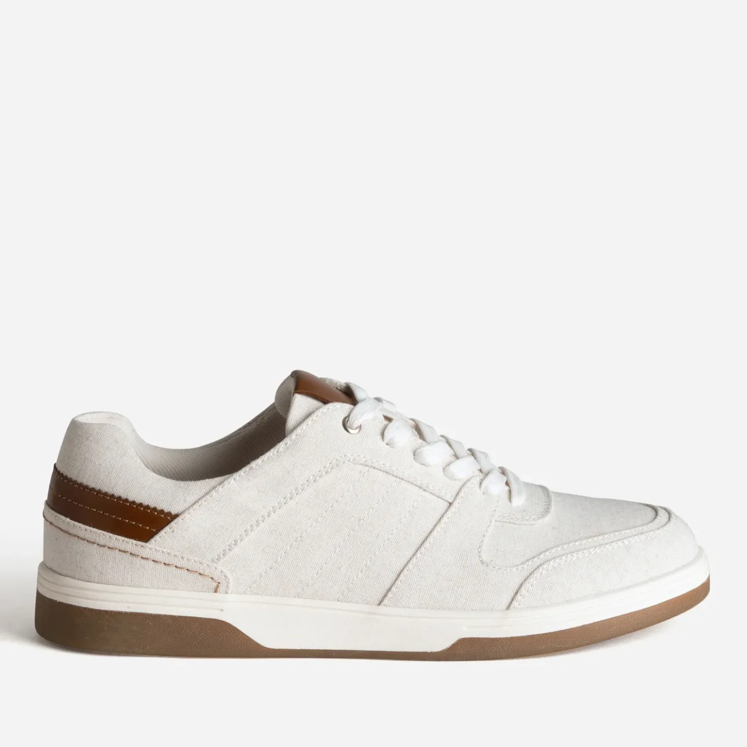 Tennis beige chiné toile