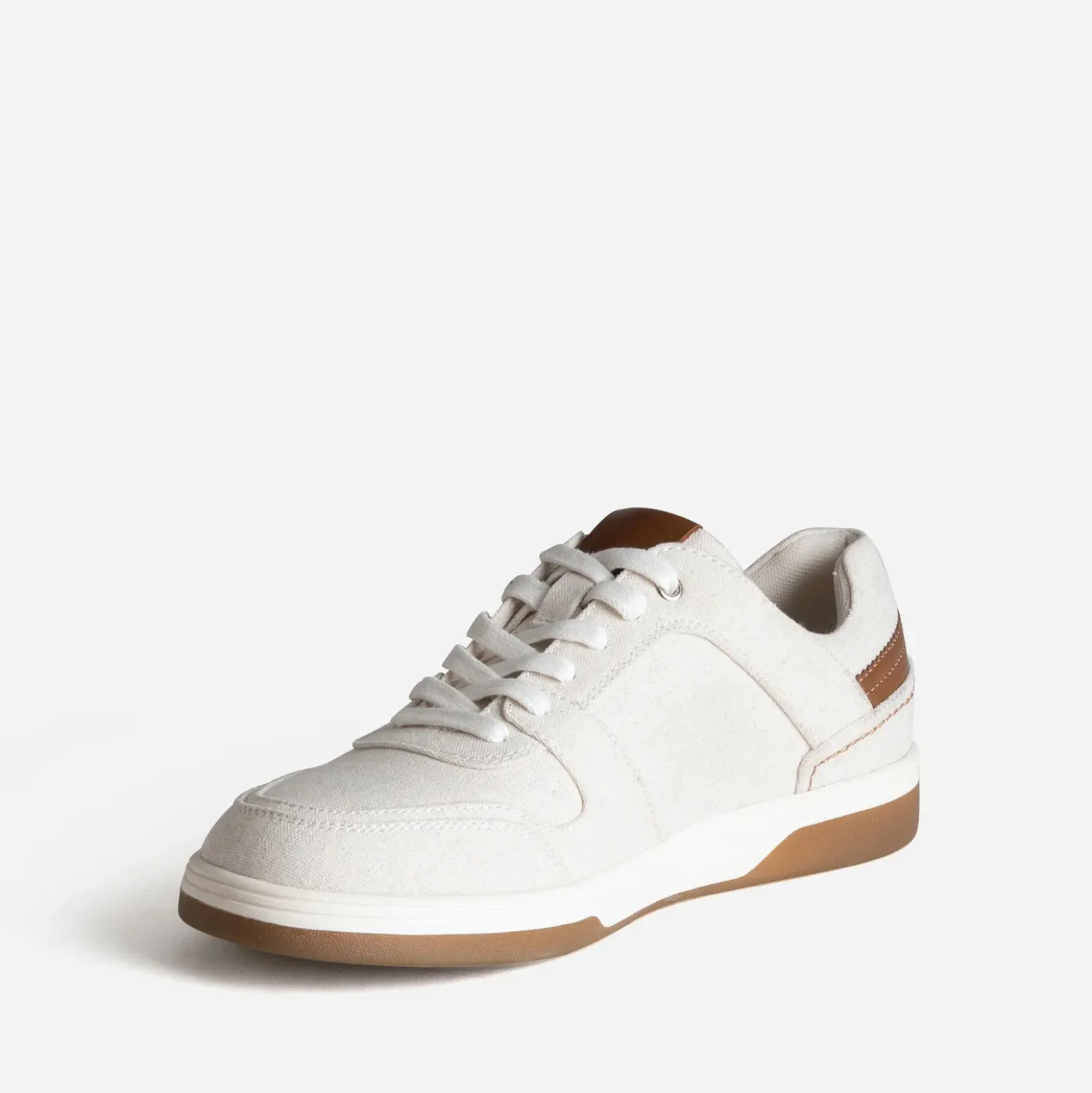 Tennis beige chiné toile