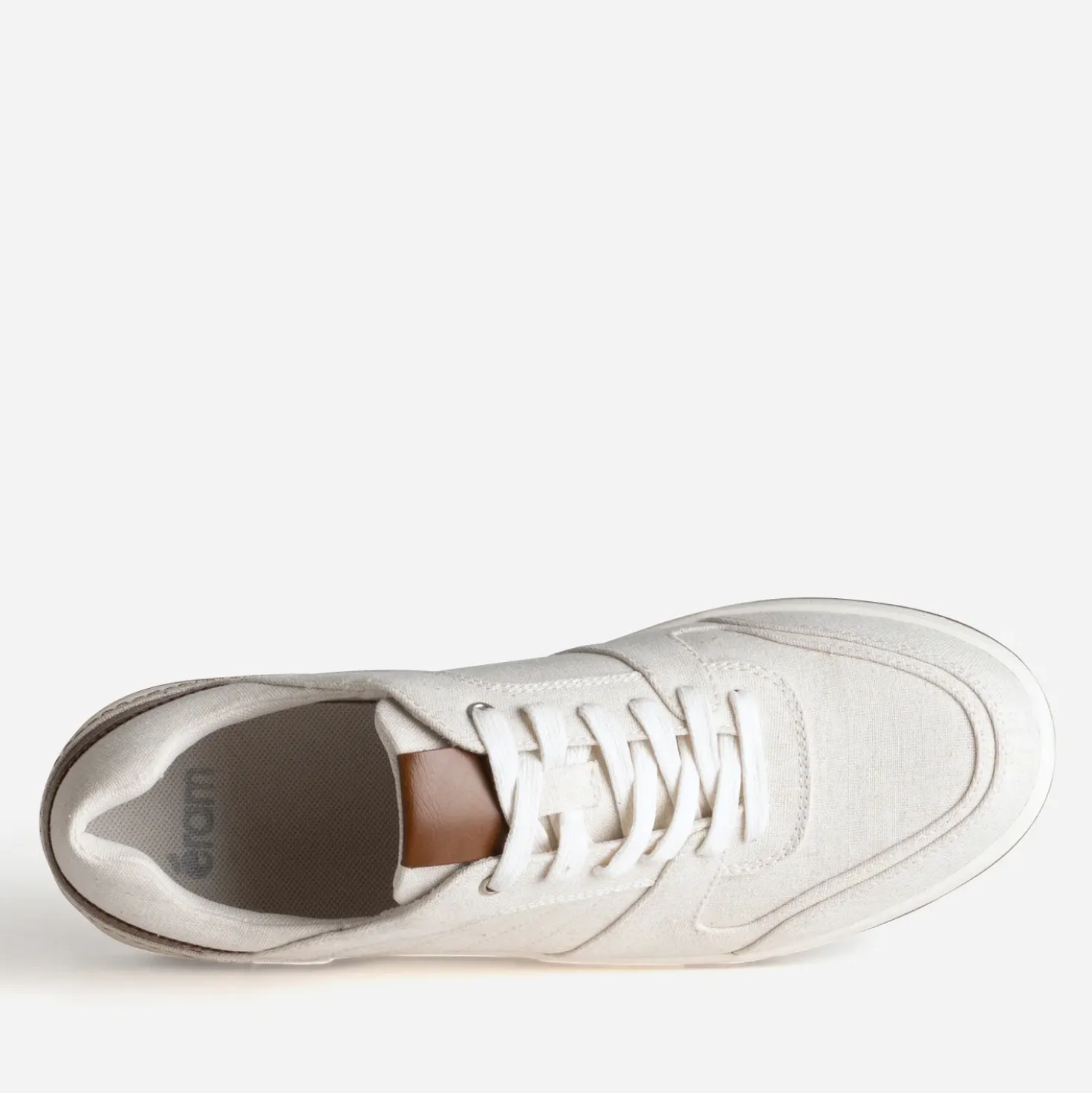 Tennis beige chiné toile